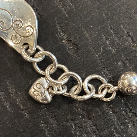 Brighton Twirl Silver Tone Swirl Boot Jack Western Boho Bracelet​​​ - Picture 4 of 8